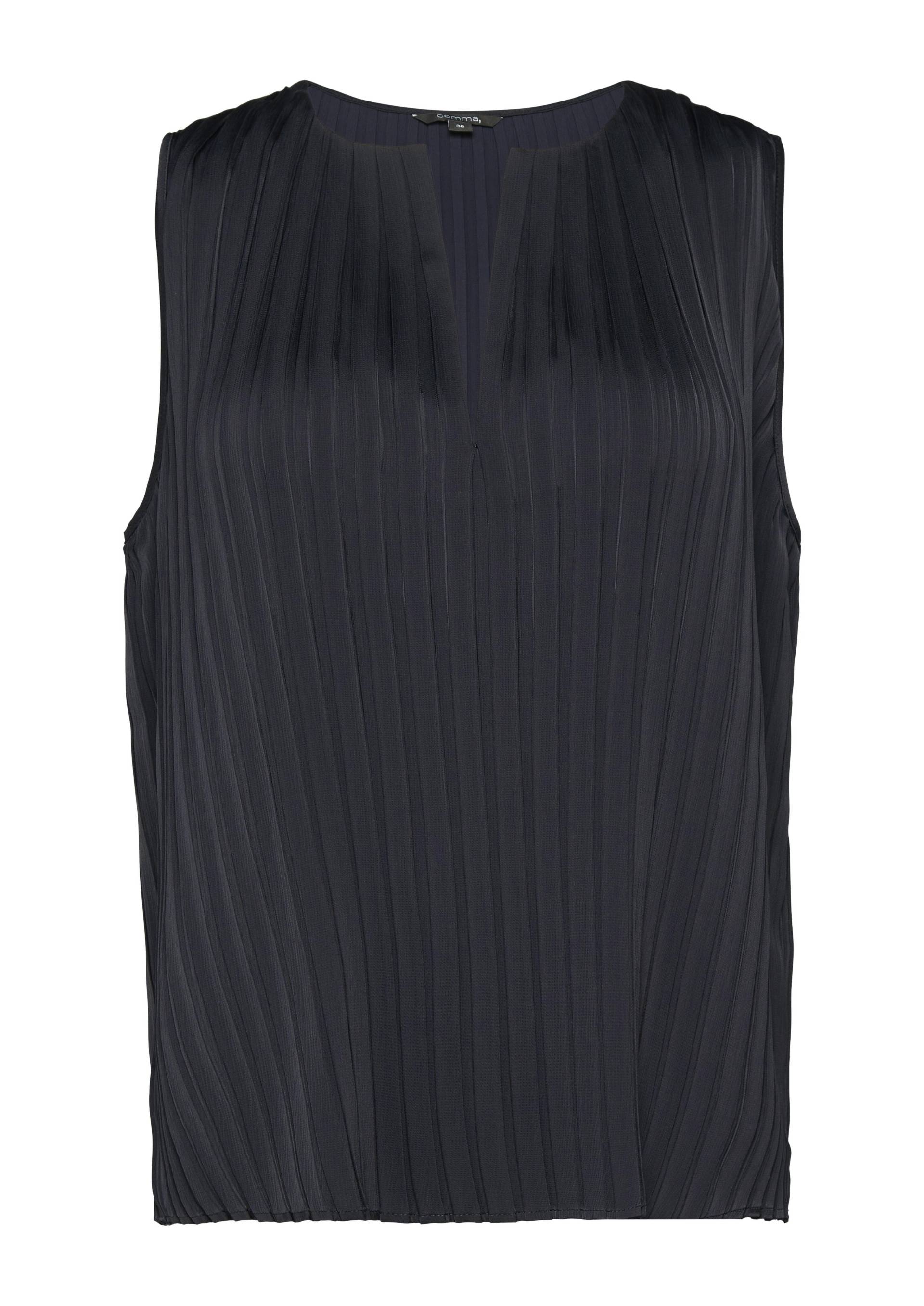 comma - Bluse blau - Gr. - 38 von comma