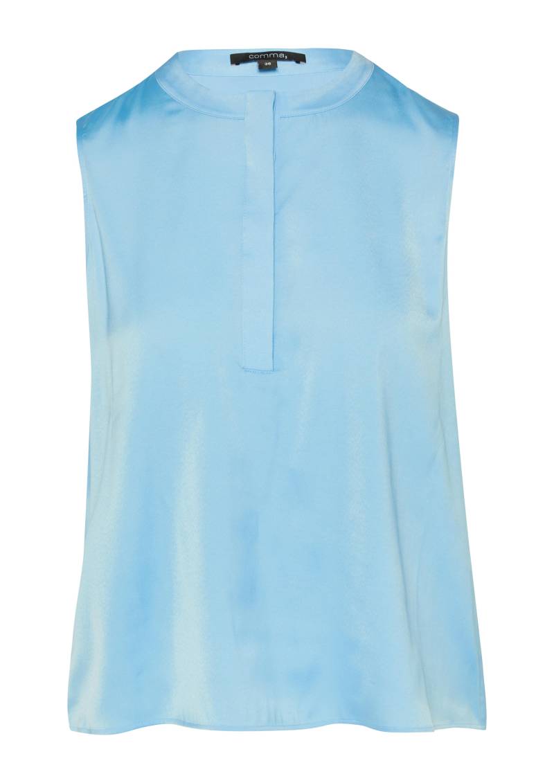 comma - Bluse blau - Gr. - 38 von comma