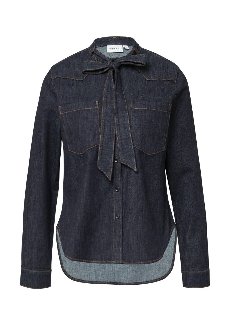 comma - Bluse blau - Gr. - 40 von comma