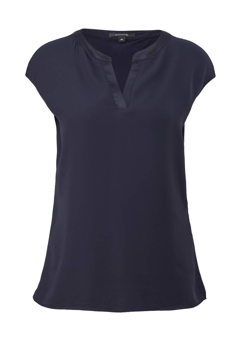 comma - Bluse blau - Gr. - 44 von comma