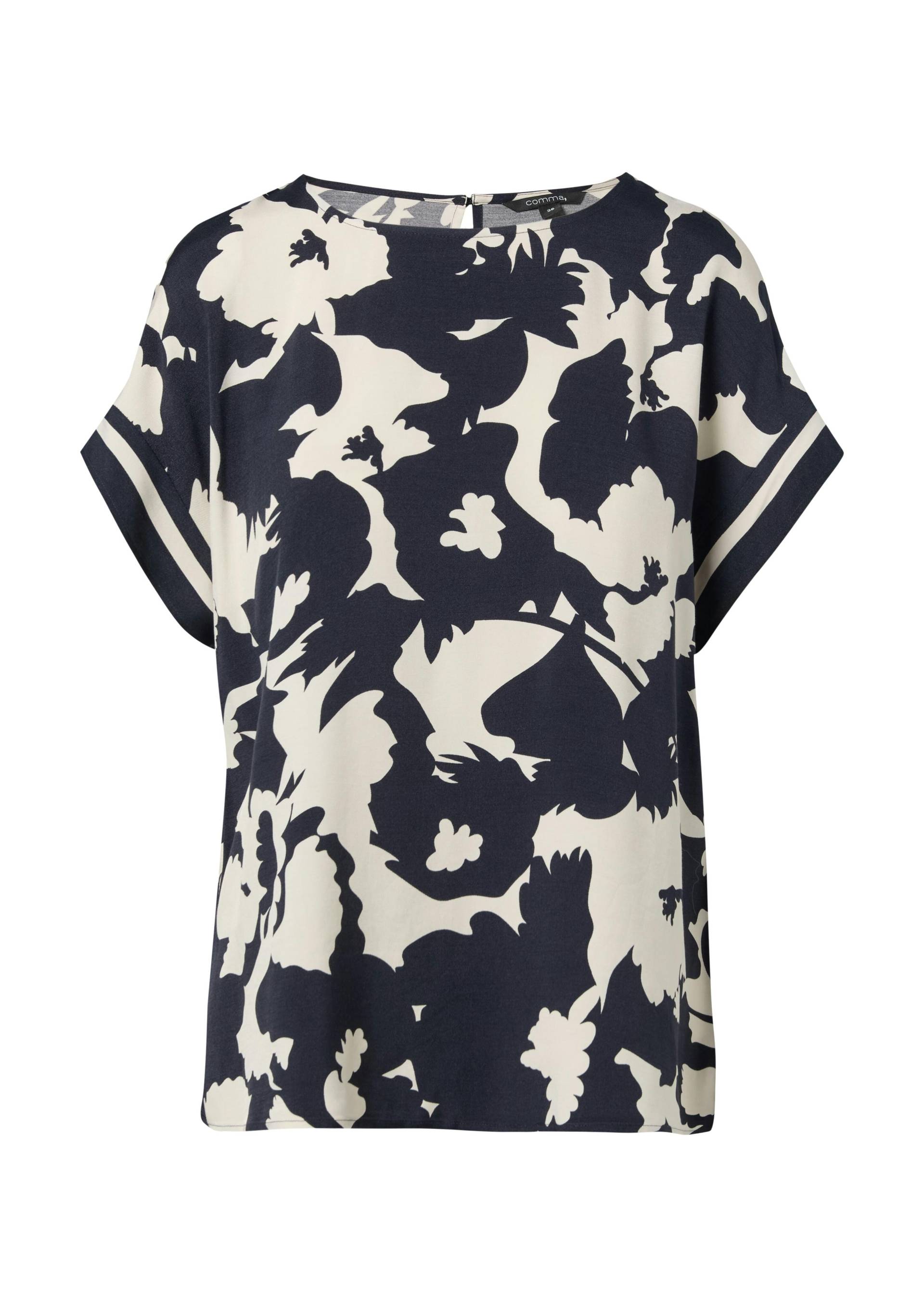 comma - Bluse blau - Gr. - 48 von comma