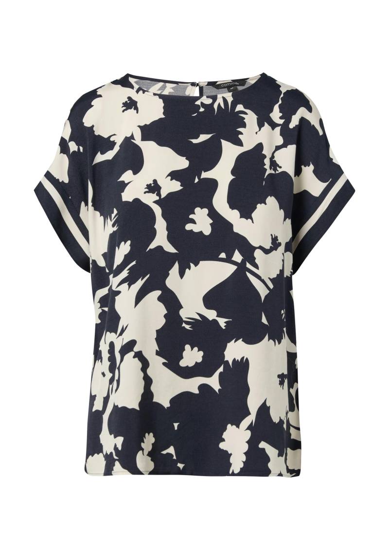 comma - Bluse blau - Gr. - 48 von comma