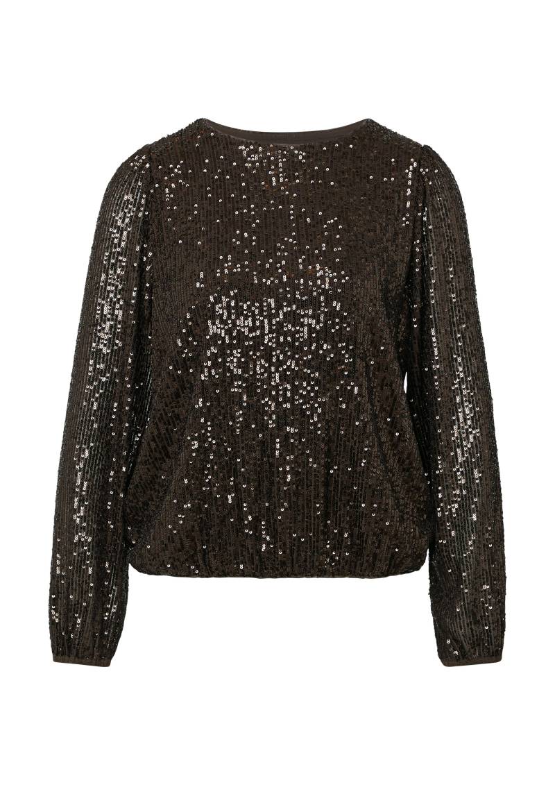 comma - Bluse braun - Gr. - 34 von comma