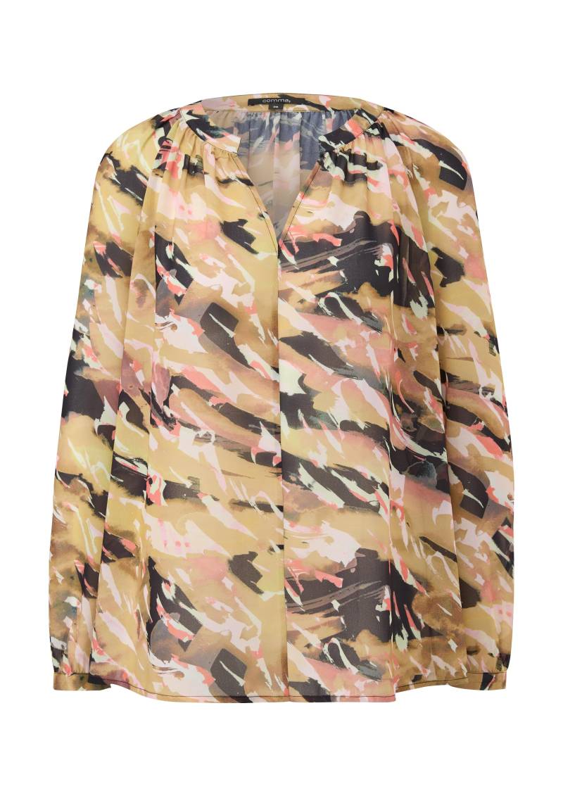 comma - Bluse braun - Gr. - 44 von comma