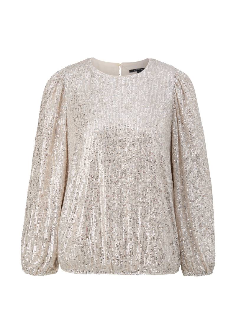 comma - Bluse creme - Gr. - 36 von comma