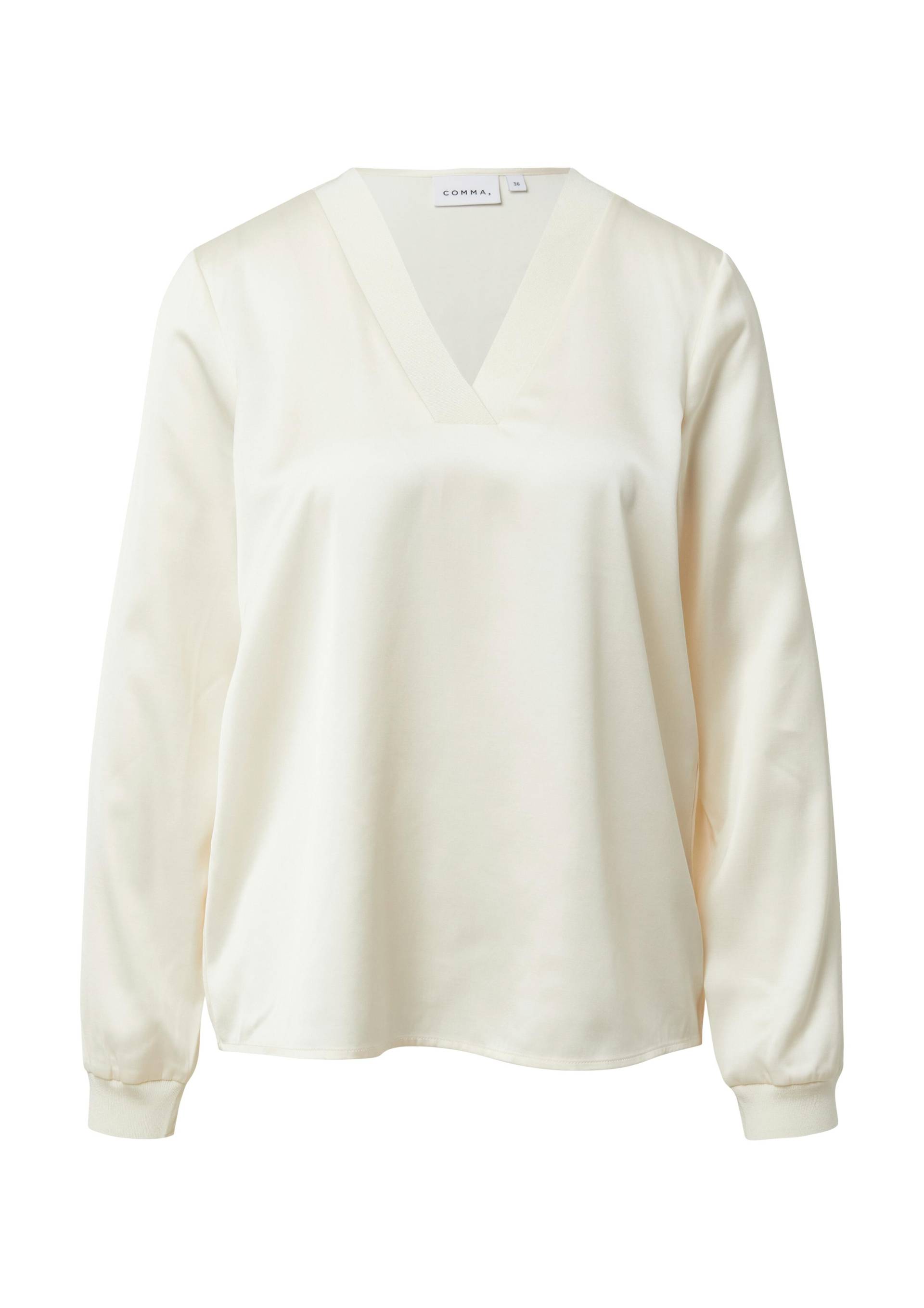 comma - Bluse creme - Gr. - 36 von comma