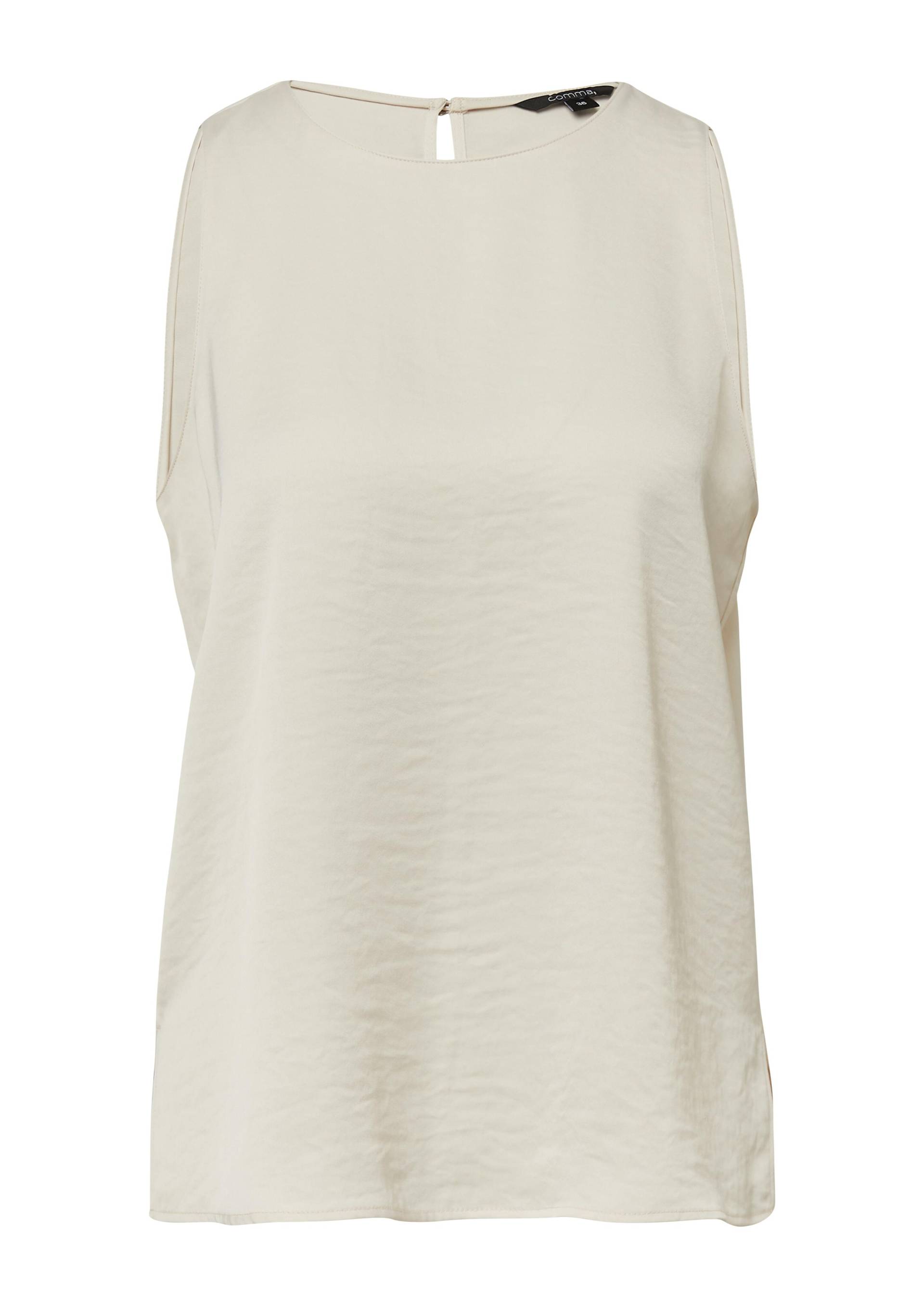comma - Bluse creme - Gr. - 42 von comma