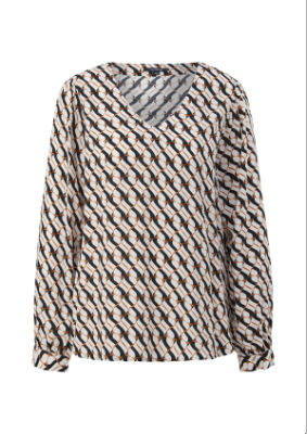 comma Bluse langarm - multicolour - 46 von comma