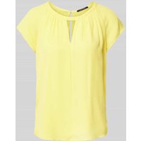 comma Bluse mit Kappärmeln in GELB, Größe 40 von comma