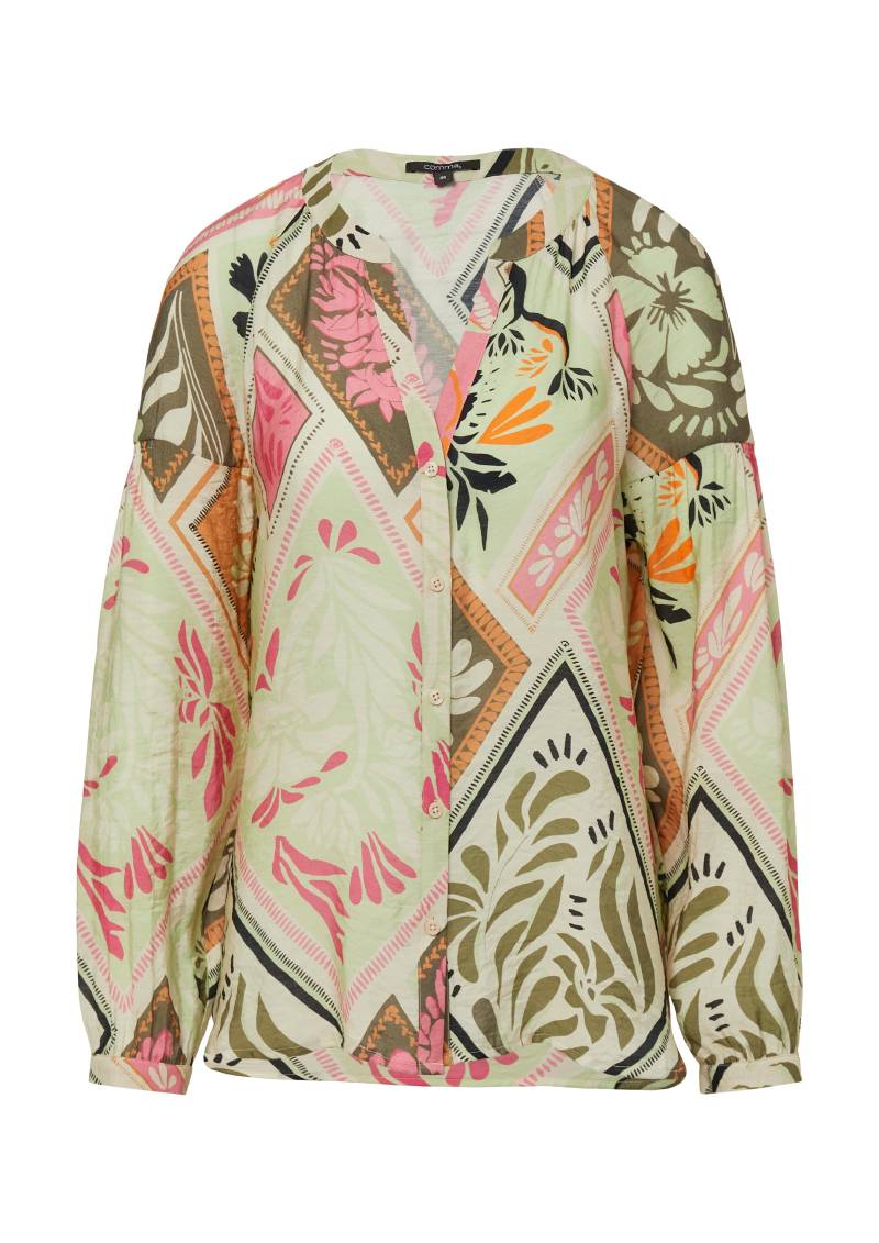 comma - Bluse pink|mehrfarbig - Gr. - 38 von comma