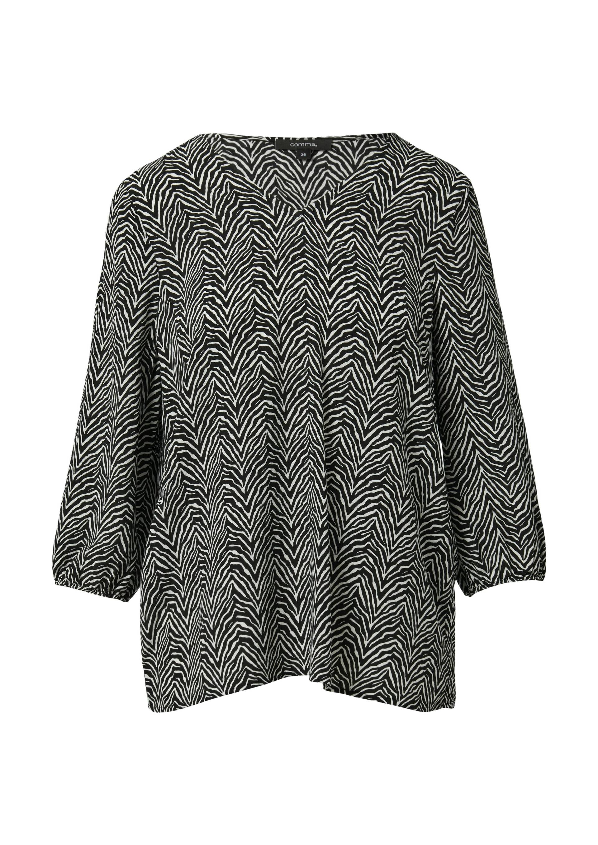 comma - Bluse schwarz - Gr. - 34 von comma