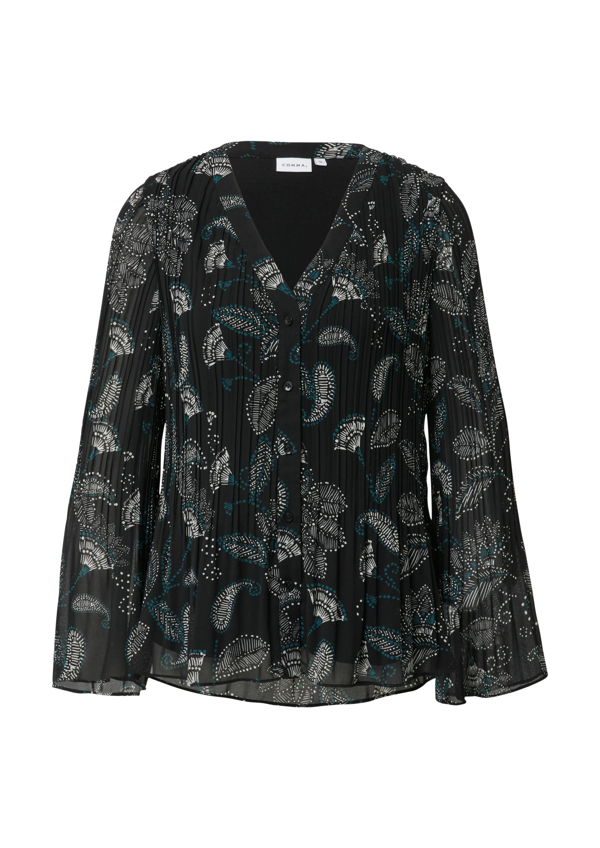 comma - Bluse schwarz - Gr. - 34 von comma