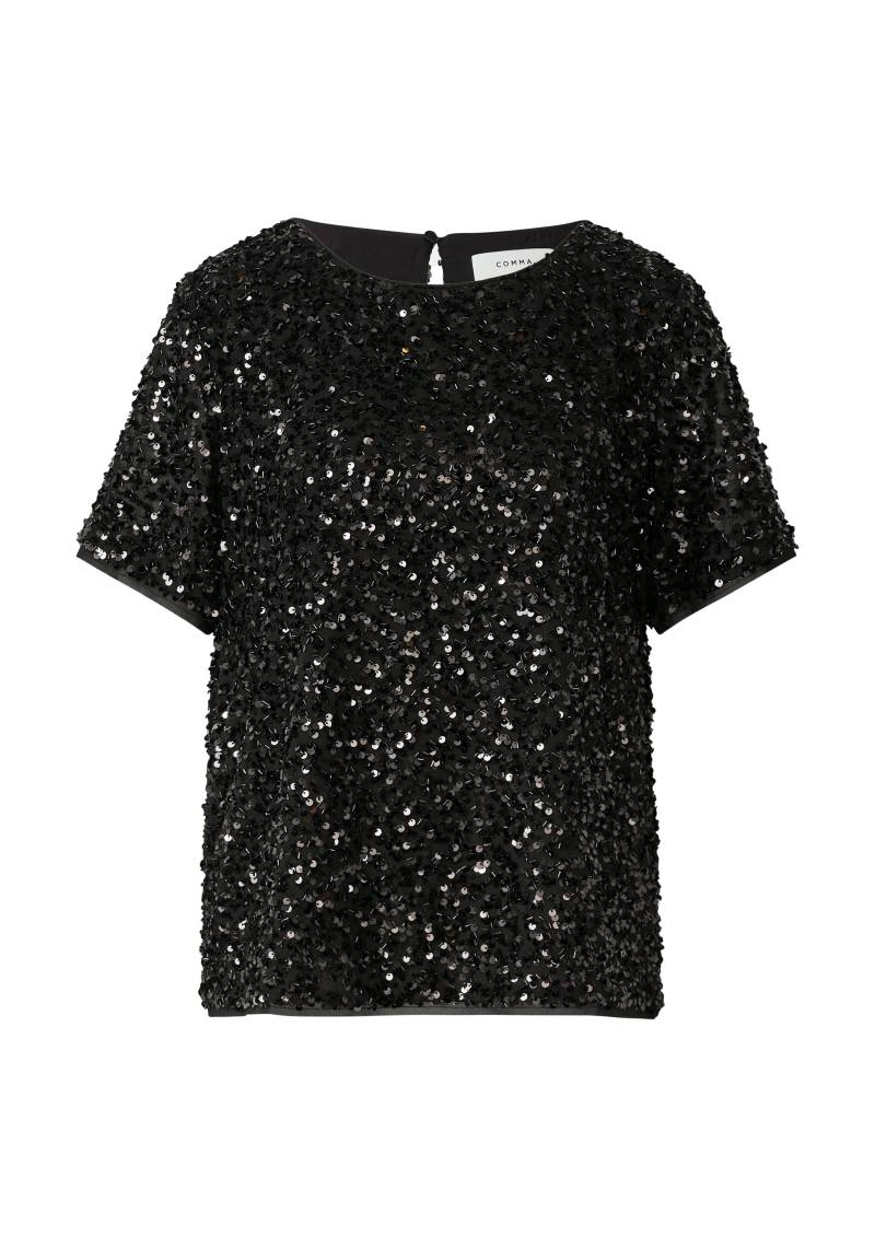 comma - Bluse schwarz - Gr. - 36 von comma
