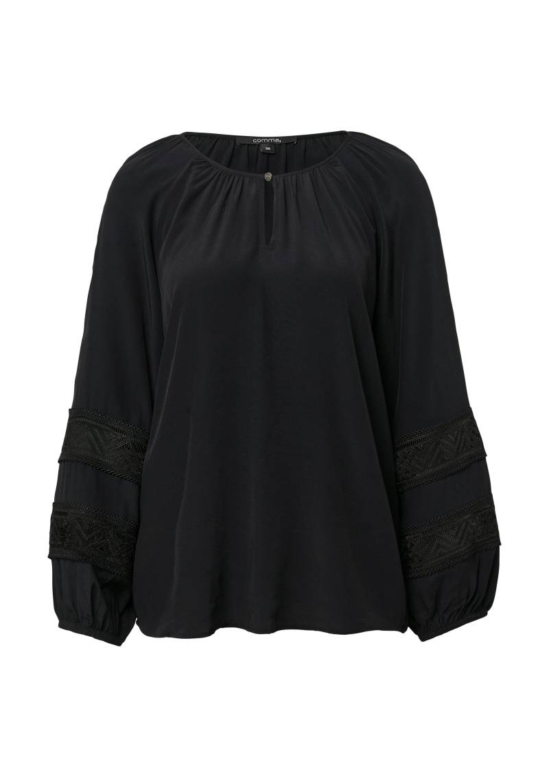 comma - Bluse schwarz - Gr. - 38 von comma