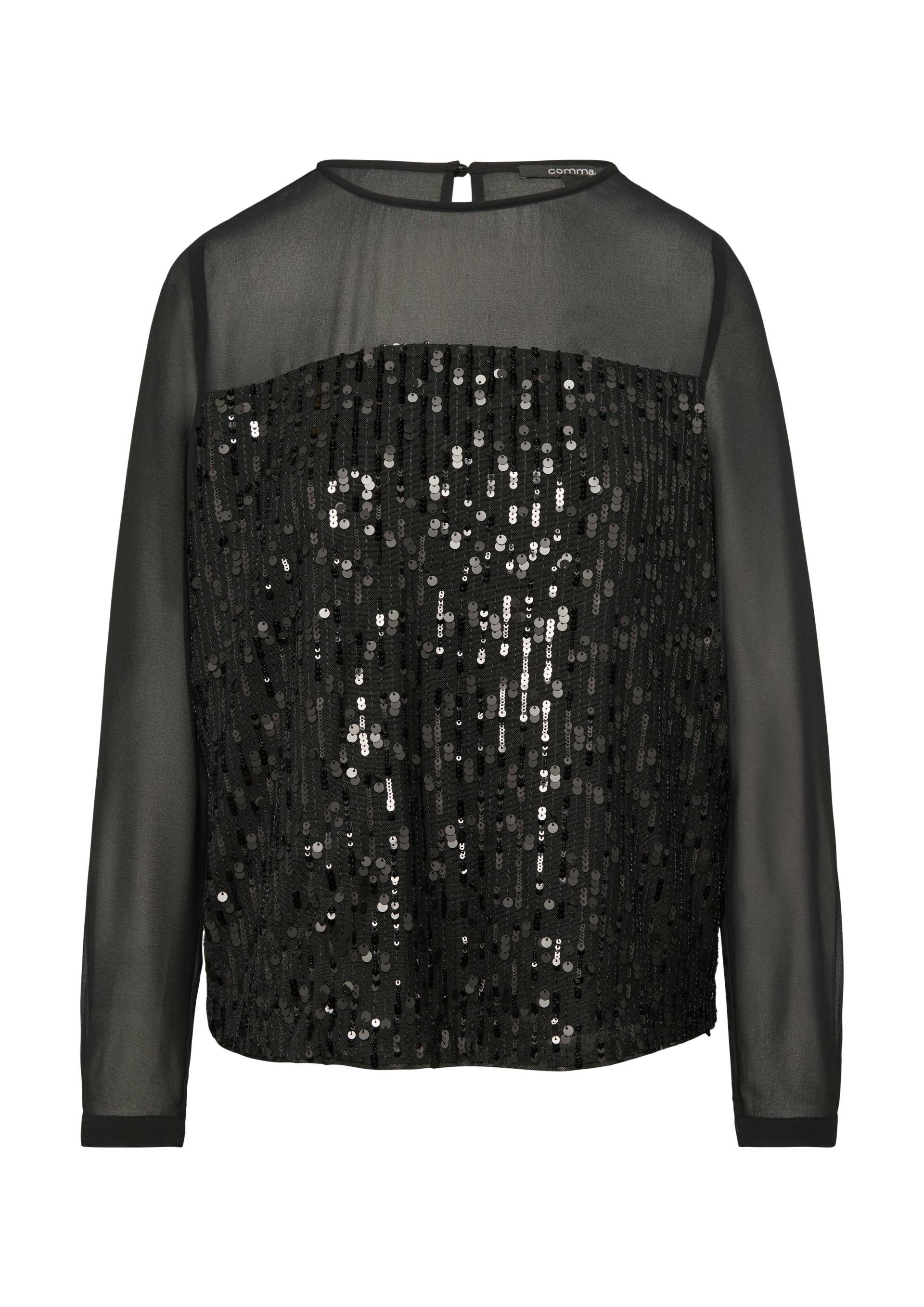 comma - Bluse schwarz - Gr. - 40 von comma
