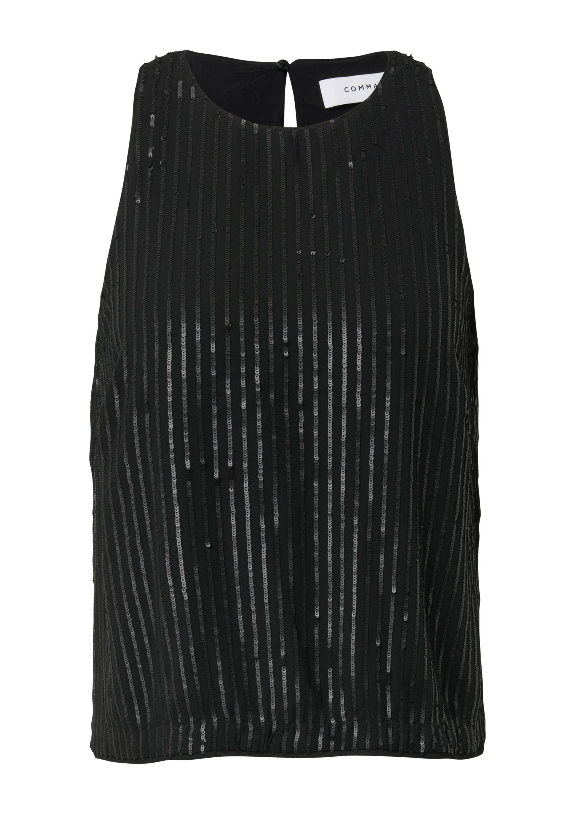 comma - Bluse schwarz - Gr. - 42 von comma