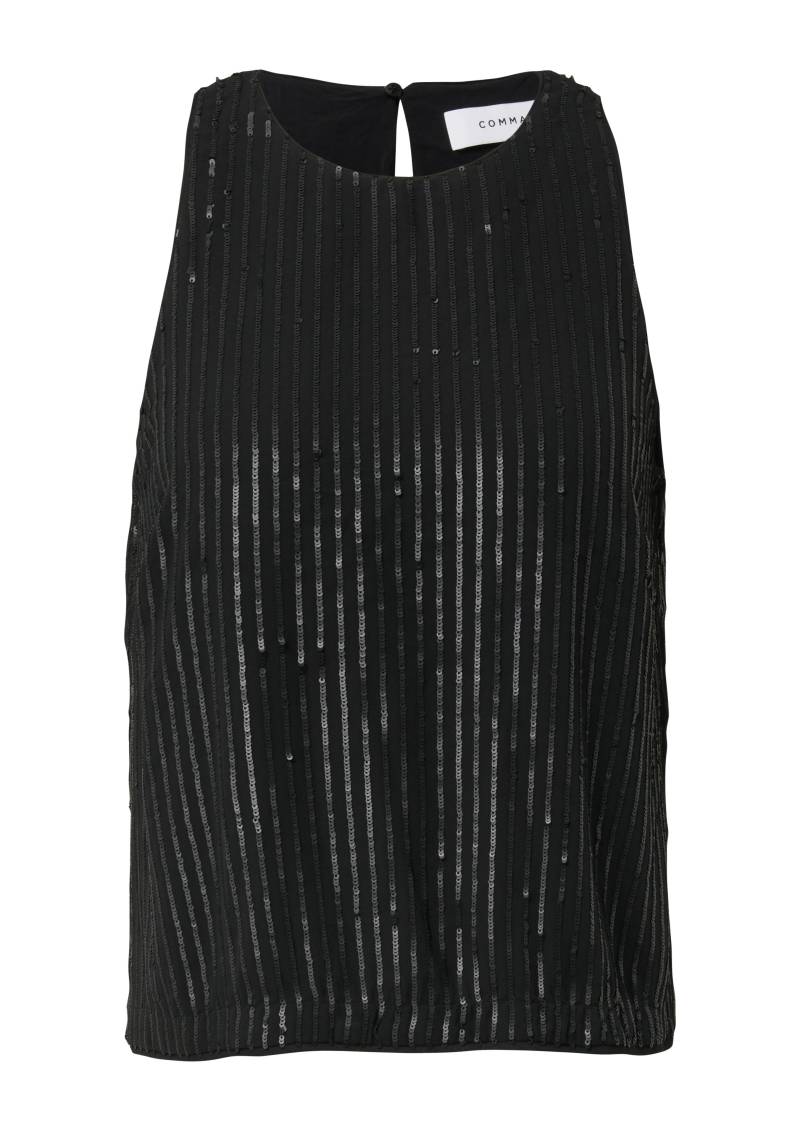 comma - Bluse schwarz - Gr. - 44 von comma