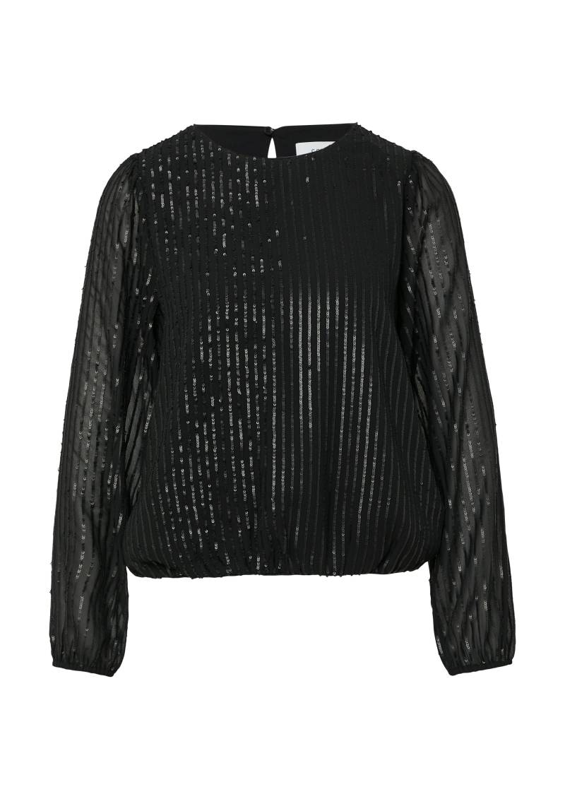 comma - Bluse schwarz - Gr. - 46 von comma