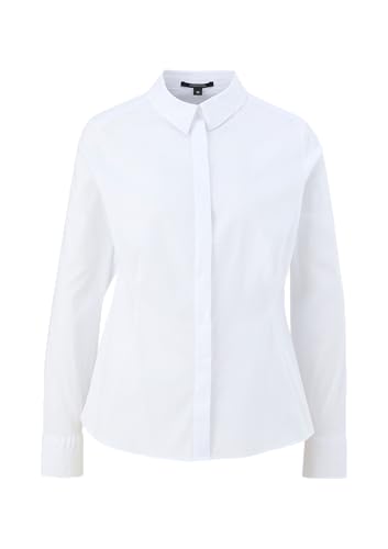 comma Damen 60.2.61.10.100.2137192 Bluse, 0100 weiß, 42 von comma