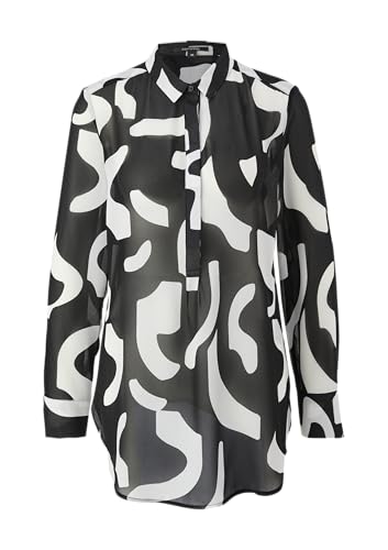 comma Damen 60.2.61.10.100.2137103 Bluse, 99B0 schwarz, 34 von comma