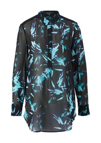comma Bluse aus Chiffon schwarz 38 von comma