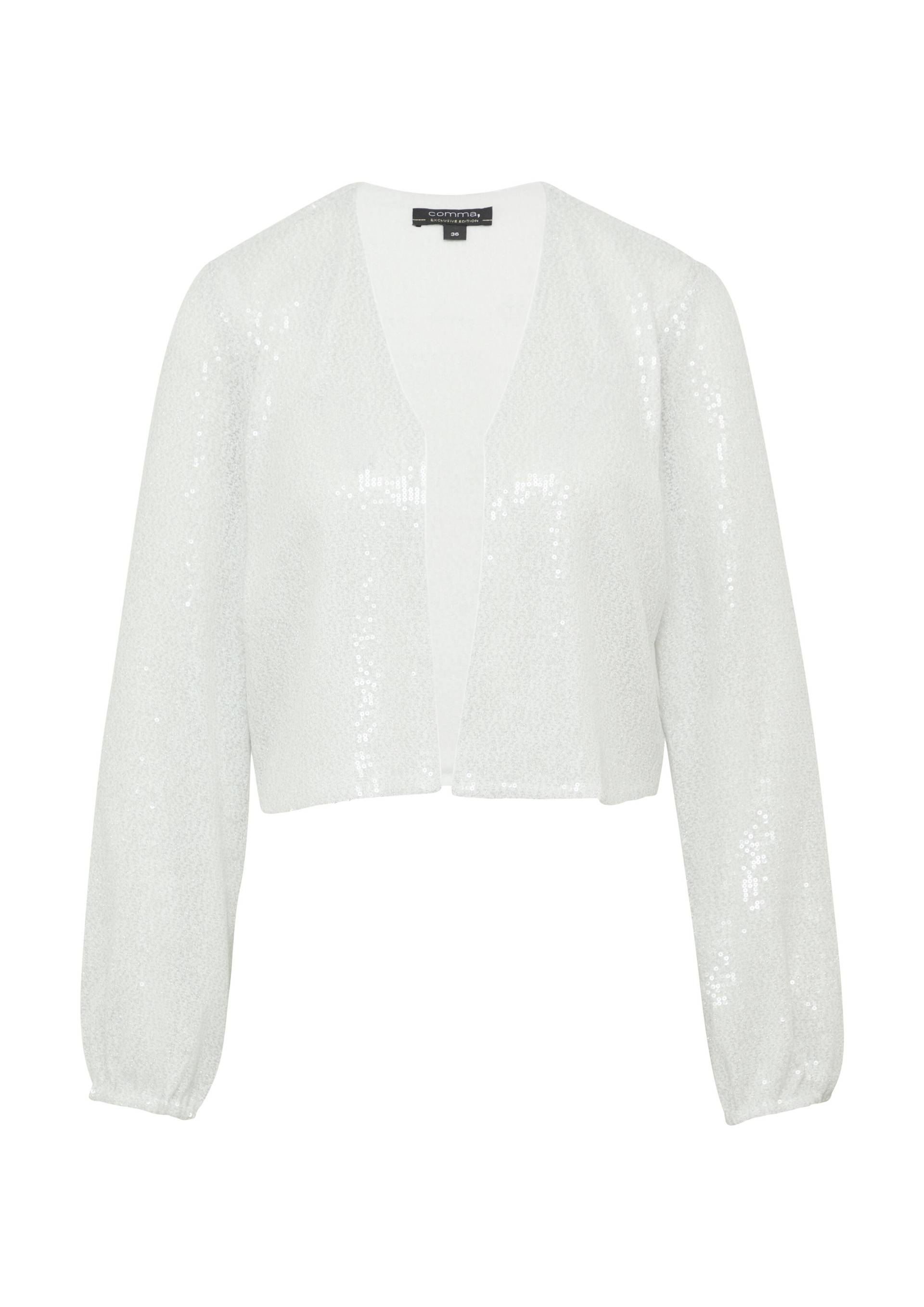 comma - Bluse weiß - Gr. - 38 von comma