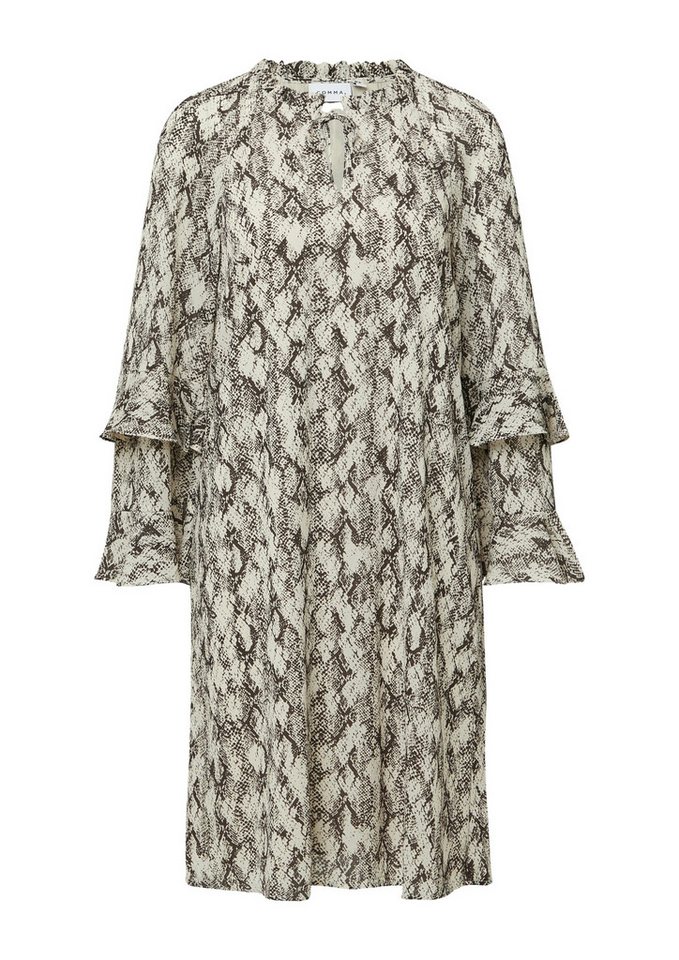 comma Blusenkleid Kleid GREY/BLACK von comma