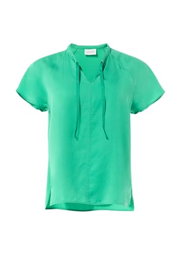 comma Blusenshirt aus Lyocell im Relaxed Fit smaragd 40 von Comma