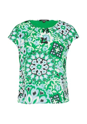 comma Blusenshirt im Fabricmix mit Abstrakter Musterung smaragd 44 comma Blusenshirt im Fabricmix mit Abstrakter Musterung smaragd 44 von comma