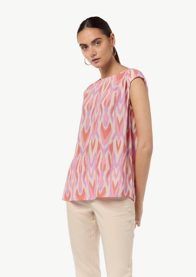 comma Blusentop Bluse Blusentop aus Viskose von comma