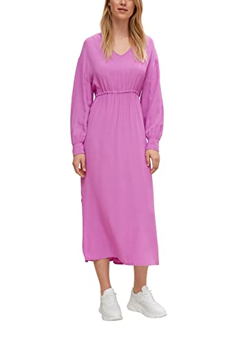 Comma CI Damen Kleid, 4449 Dunkelrosa, 42 EU von Comma