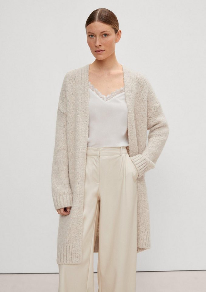 comma Cardigan Strickjacke Strickcardigan aus Alpakamix von comma