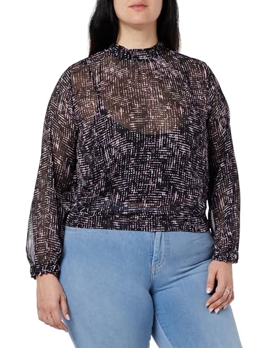 comma Chiffonbluse mit Glitzergarn von comma