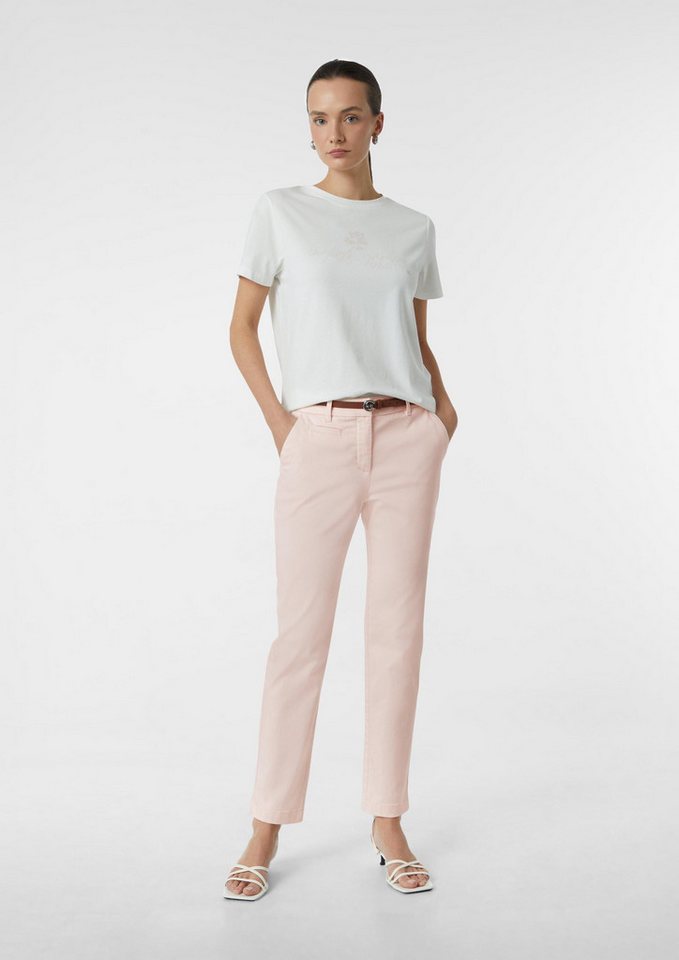 comma Chinos Hose Chinohose mit Gürtel von comma