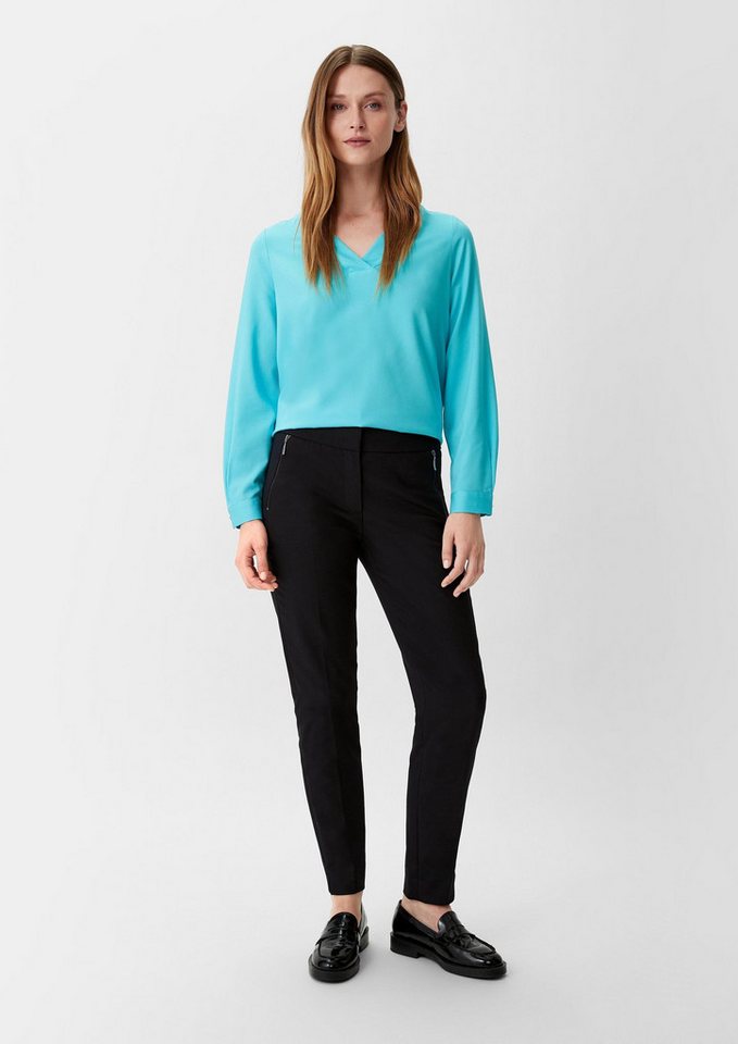 comma Chinos Hose Regular: Hose mit Bügelfalten von comma