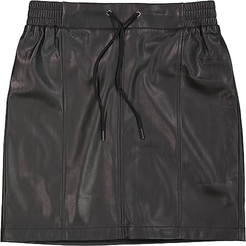comma Damen Rock Kunstleder-Optik schwarz (36) von comma