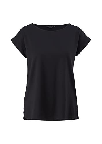 comma Damen T-Shirt, 9999 schwarz, 38 von comma