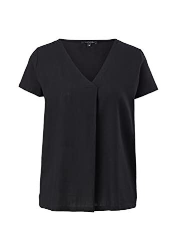 comma Damen T-Shirt, 9999 Schwarz40 von comma
