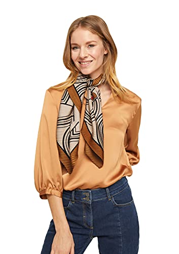 comma Damen Tuch mit Plisseefalten powder graphic wave 1 von comma