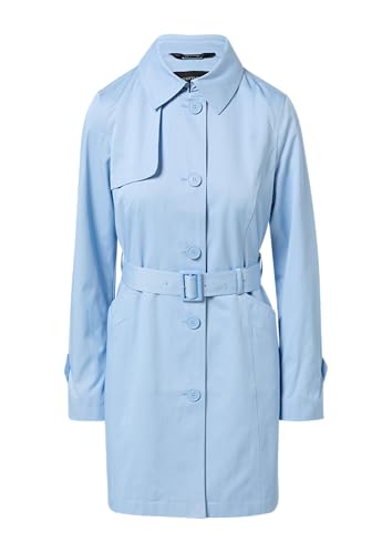 Comma Eleganter Baumwoll-Trenchcoat im Slim Fit hellblau 36 von Comma