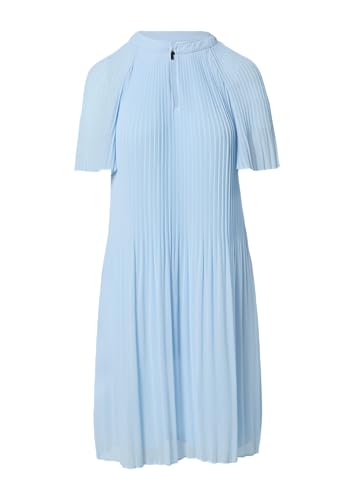 comma Fließendes Plissee-Kleid aus Chiffon hellblau 40 von comma
