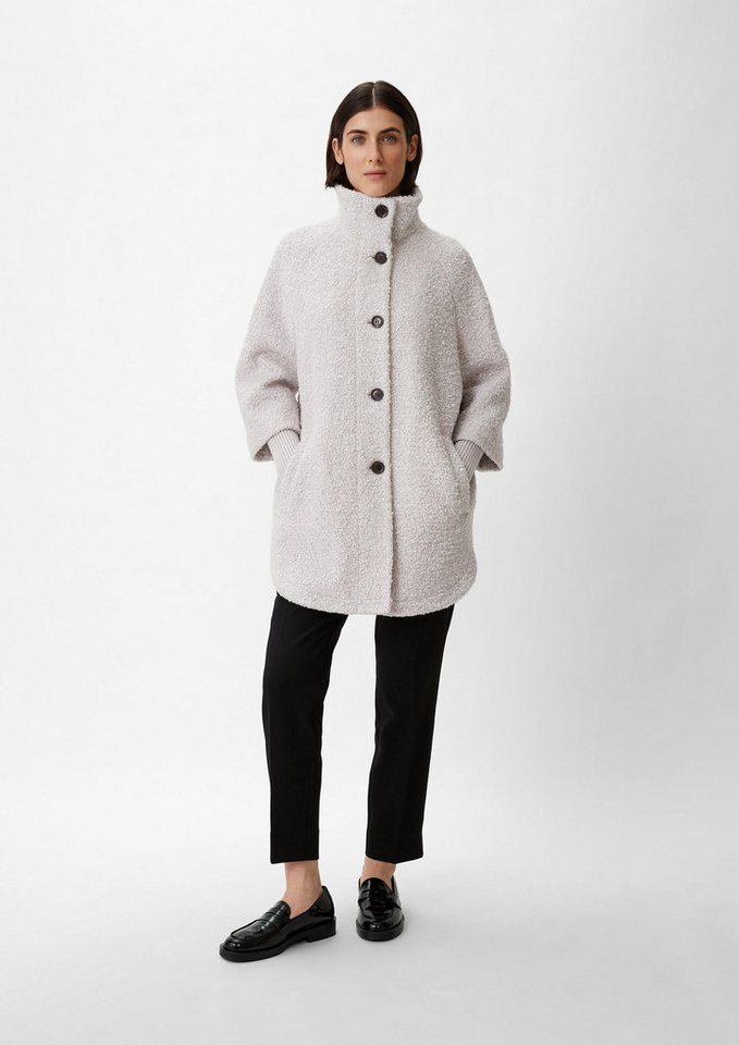 comma Funktionsjacke Outdoor-Jacke Jacke aus Bouclé von comma