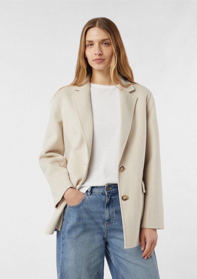 comma Funktionsjacke Outdoor-Jacke Lockerer Doubleface-Blazer von comma