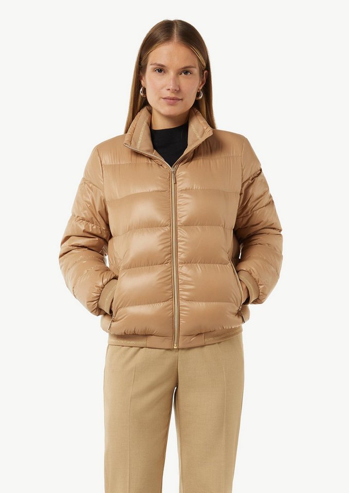 comma Funktionsjacke Outdoor-Jacke Pufferjacke mit Stehkragen und Rippbündchen von comma