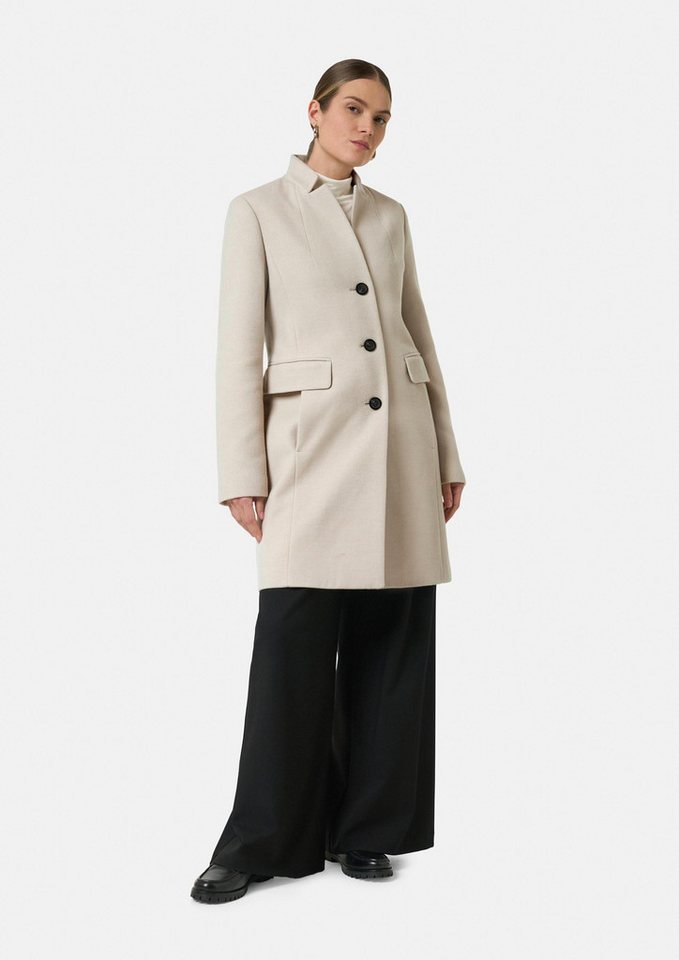 comma Funktionsmantel Outdoor-Mantel Schmaler Mantel in Woll-Optik von comma