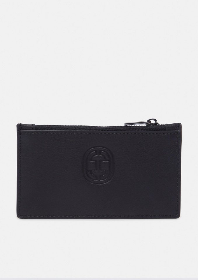 comma Geldbörse Portemonnaie (1-tlg), Kleines Leder-Portemonnaie mit Reißverschluss und Kartenfächern von comma