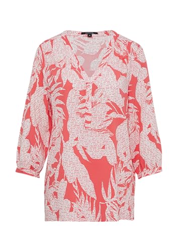 comma Gemusterte Bluse mit 3/4-Ärmeln pink 40 von comma