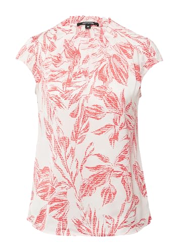comma Gemusterte Satin-Bluse mit Raffung perlmuttrosa 42 comma Gemusterte Satin-Bluse mit Raffung perlmuttrosa 42 von comma