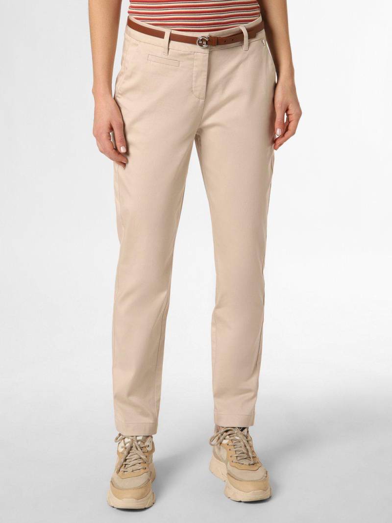 comma Hose Damen Baumwolle, beige von comma,