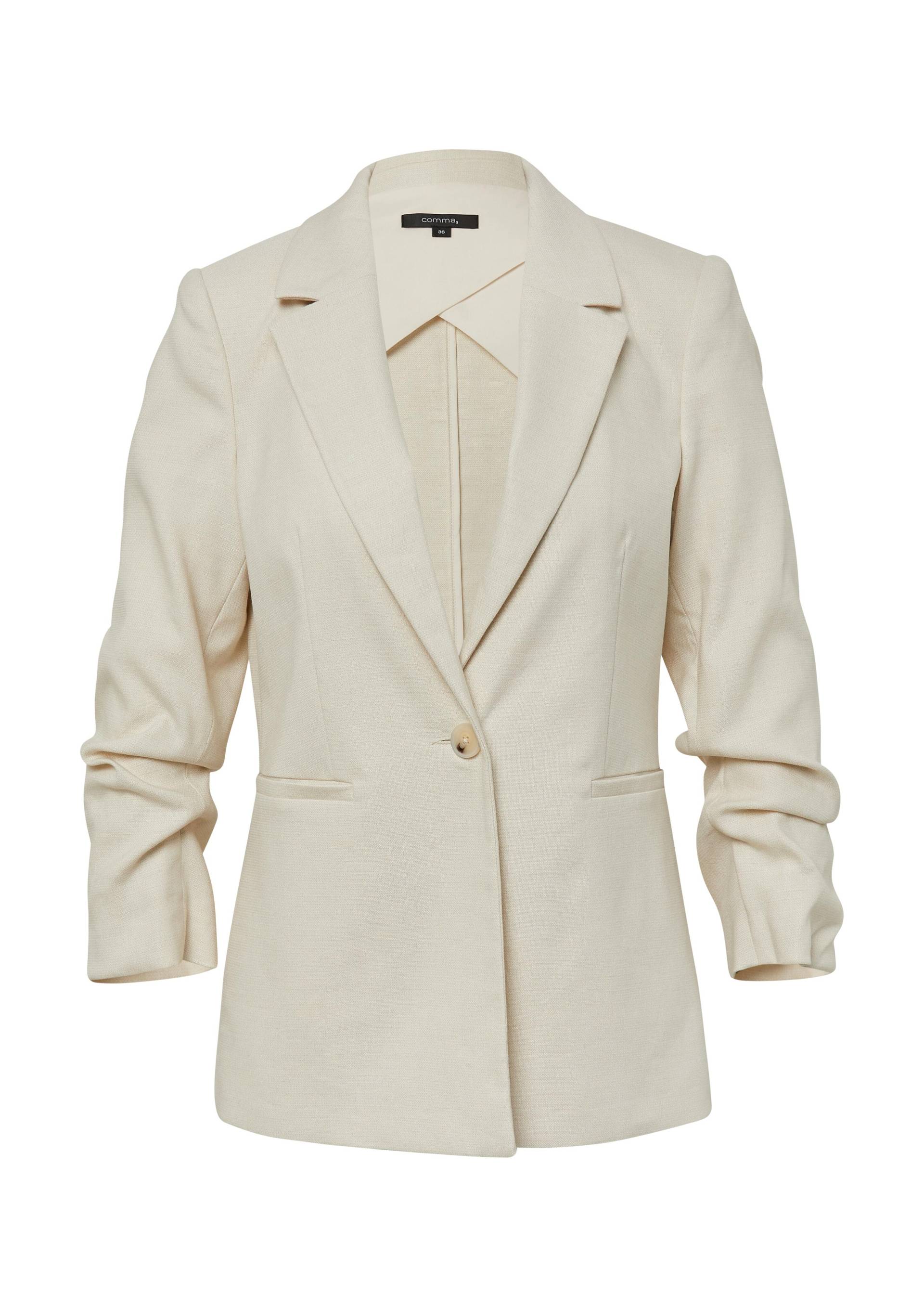 comma - Indoor-Blazer beige - Gr. - 34 von comma